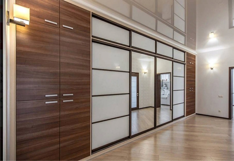 Встроенный шкаф купе в коридор