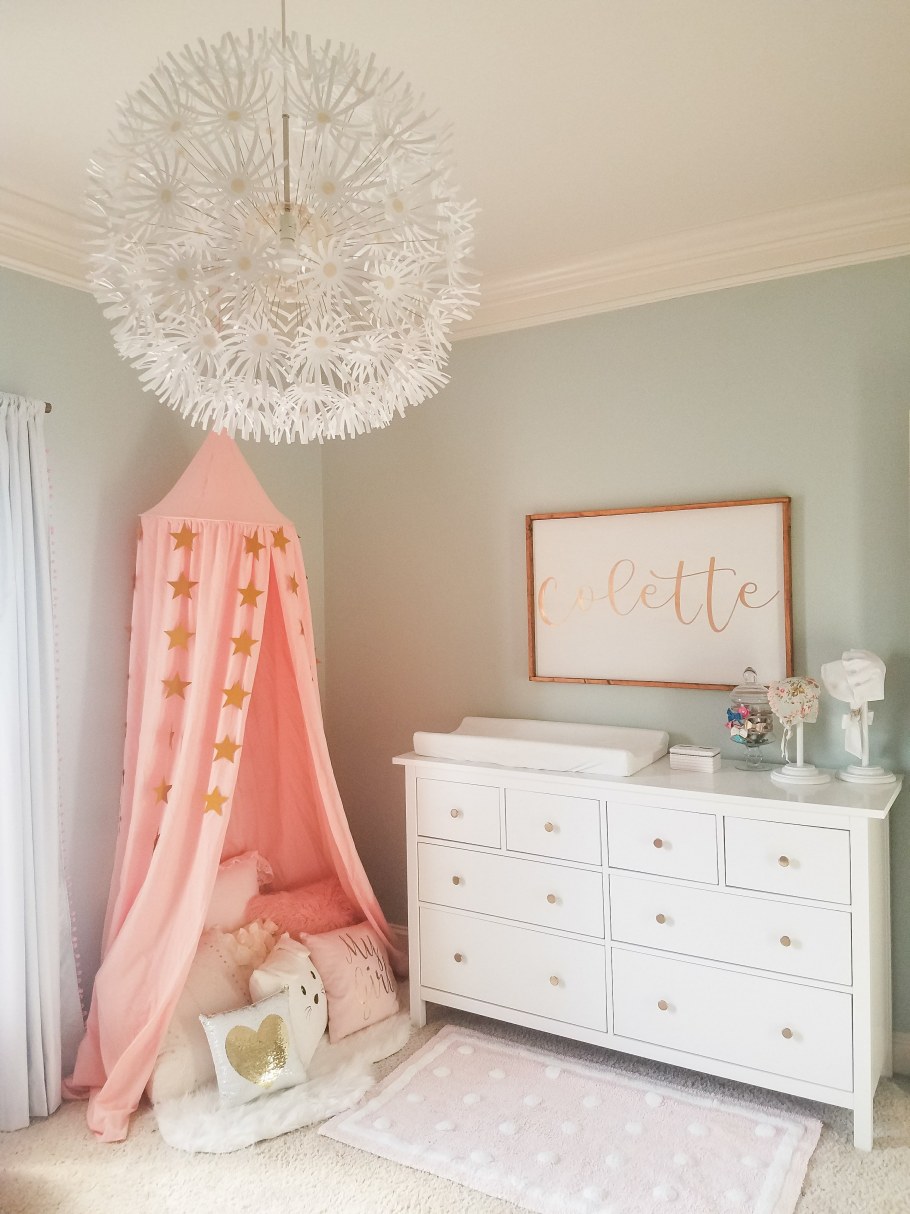 Персиковая комната для девочки