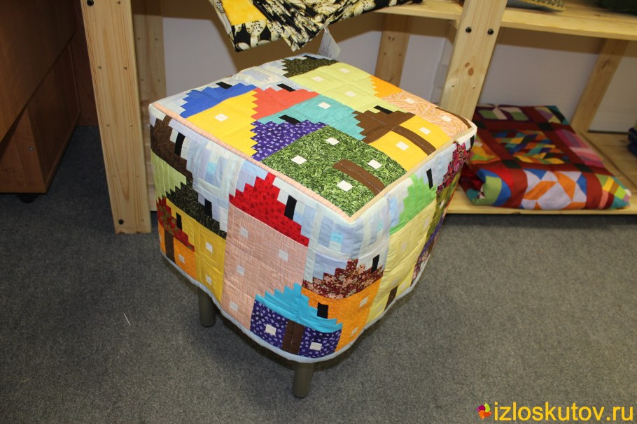 Пуфы из Лоскутов
