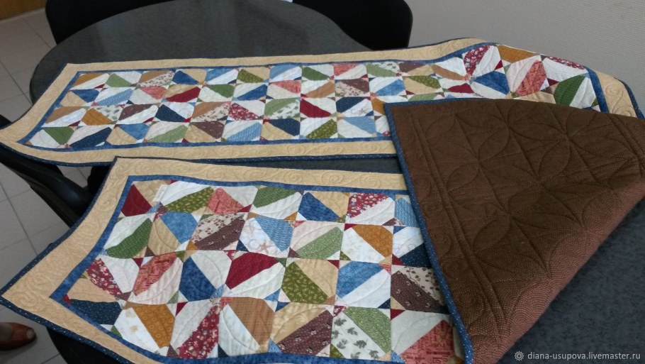 Лоскутные накидки на стулья