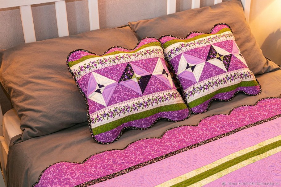Покрывало пэчворк Эдна