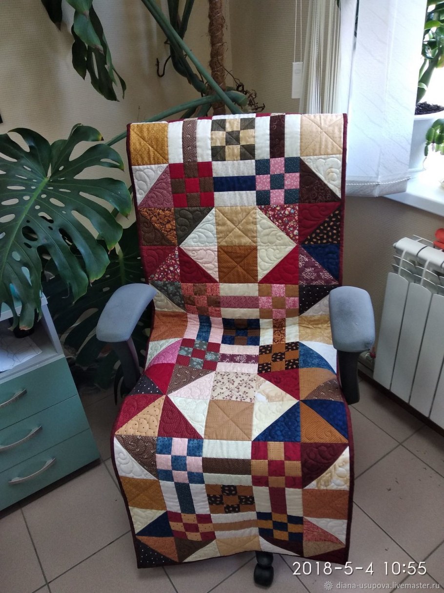 Чехлы на стулья пэчворк