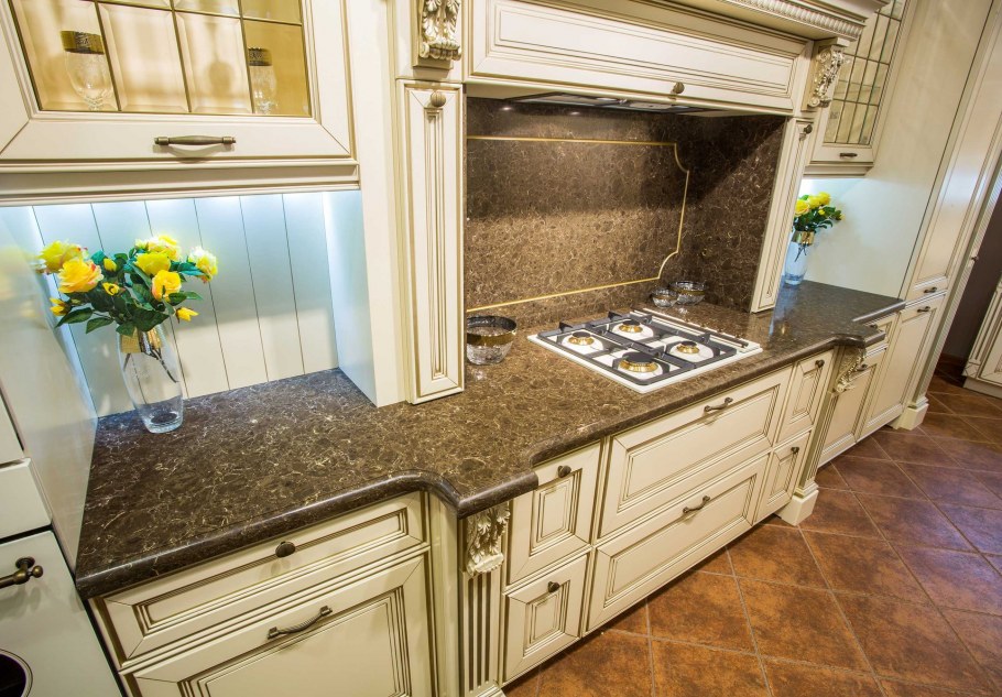 Кварцевый камень vicostone Dark Emperador BQ 8560