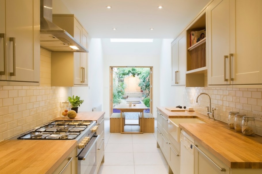 Планировка узкой кухни 10м2