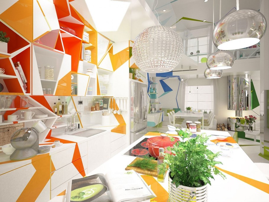 Авангардный интерьер