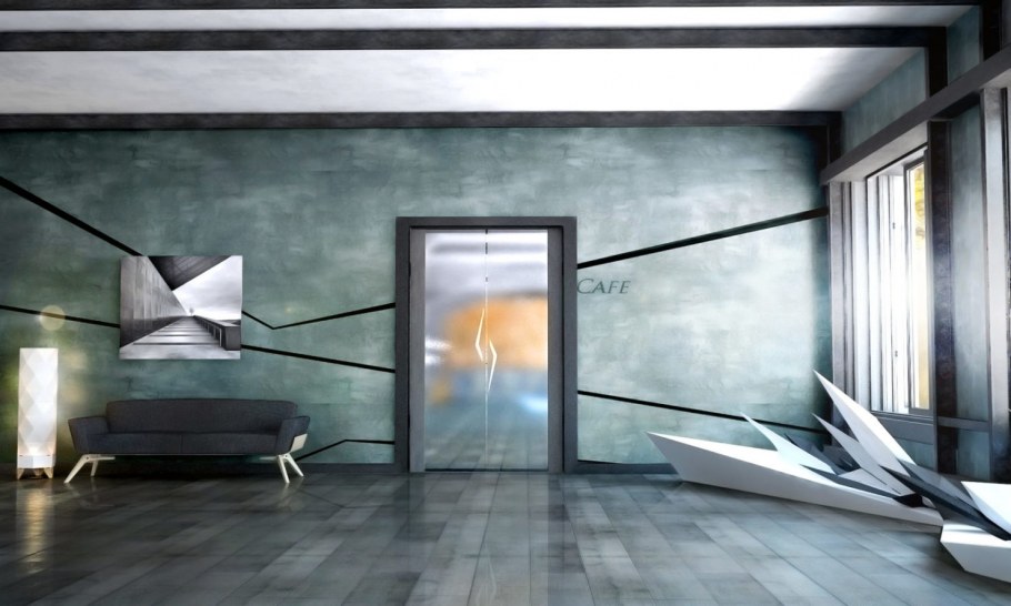 Деконструктивизм в интерьере