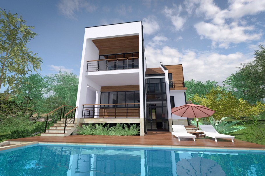 Коттедж у моря проект