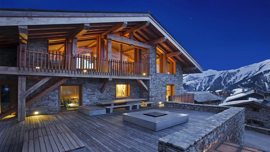 Планировка альпийского домика