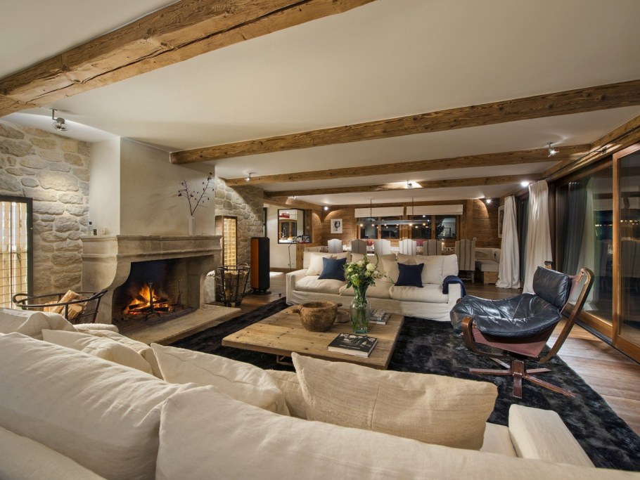 Интерьер дачи Шале