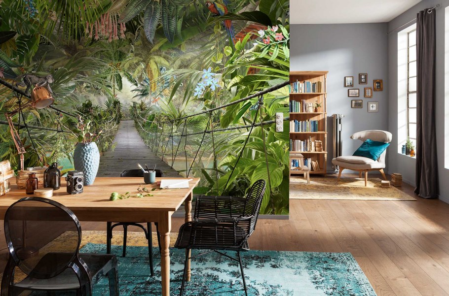 Спальня в тропическом стиле