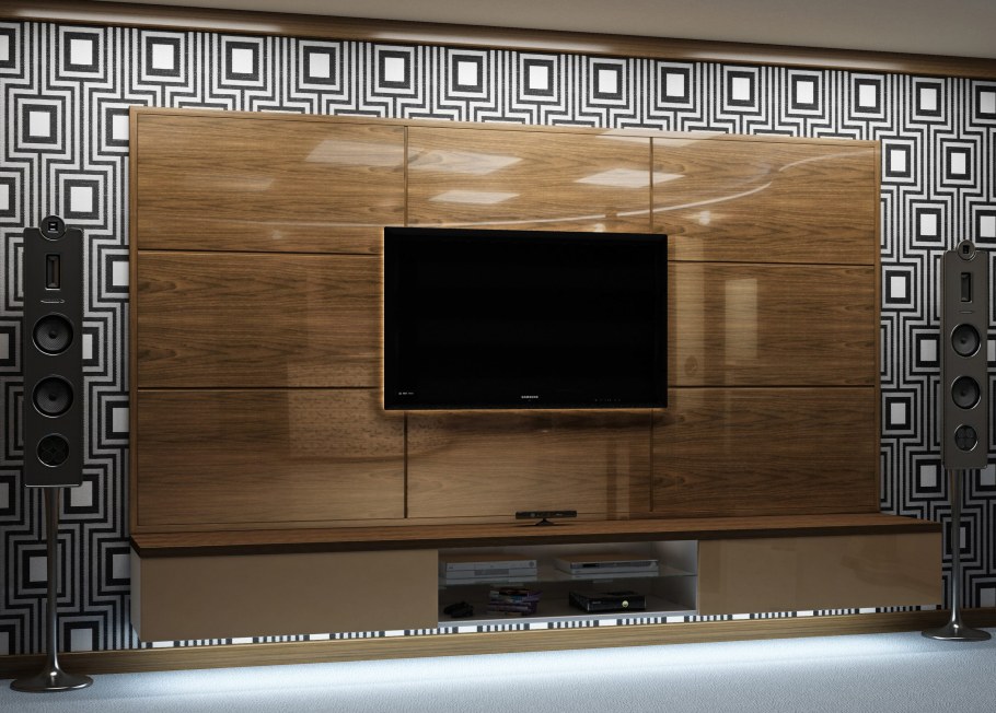 Стеновая панель для телевизора