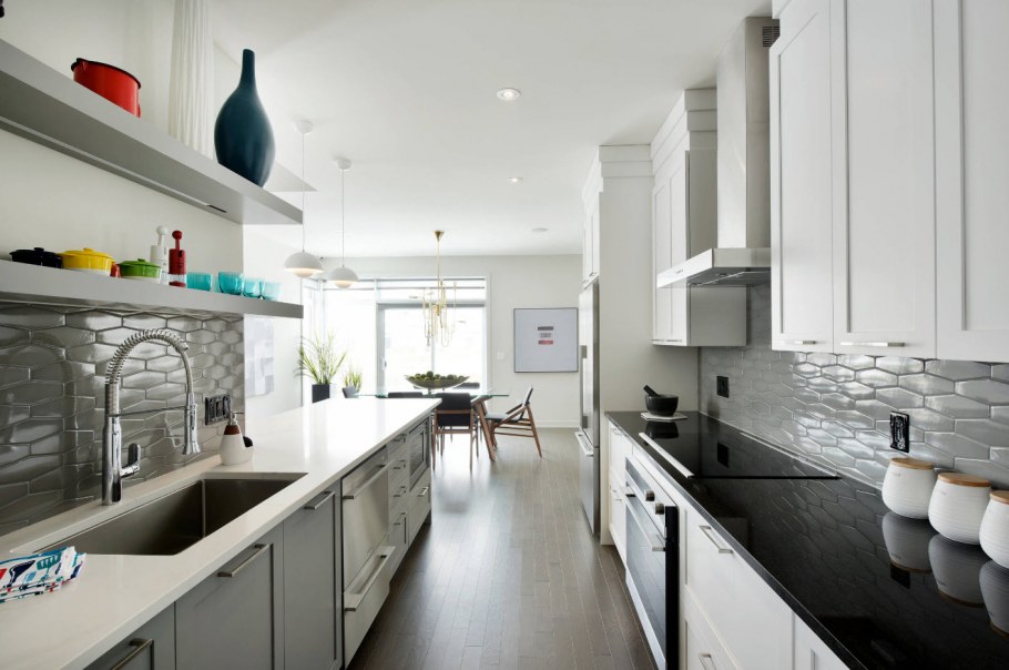 Параллельная кухня планировка