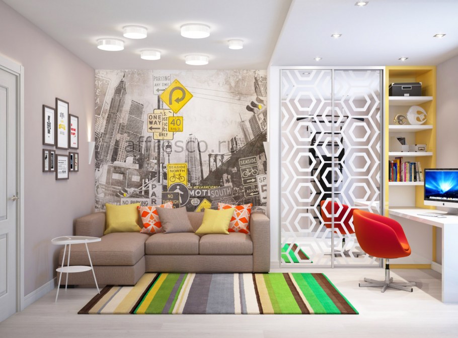 Фотообои в подростковую комнату для мальчика