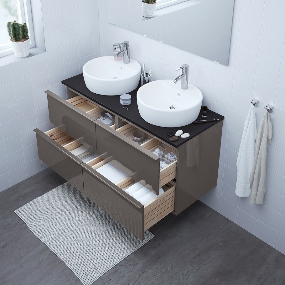 Ikea godmorgon на 2 раковины