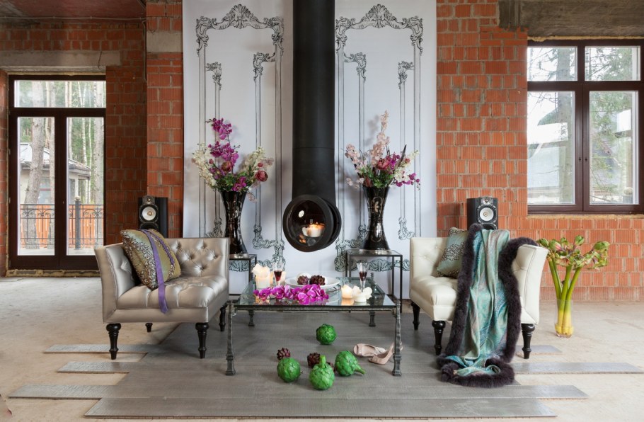 Дизайн интерьера в стиле Фьюжн