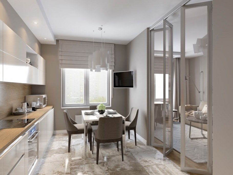 Проект трехкомнатной квартиры 100 кв.м