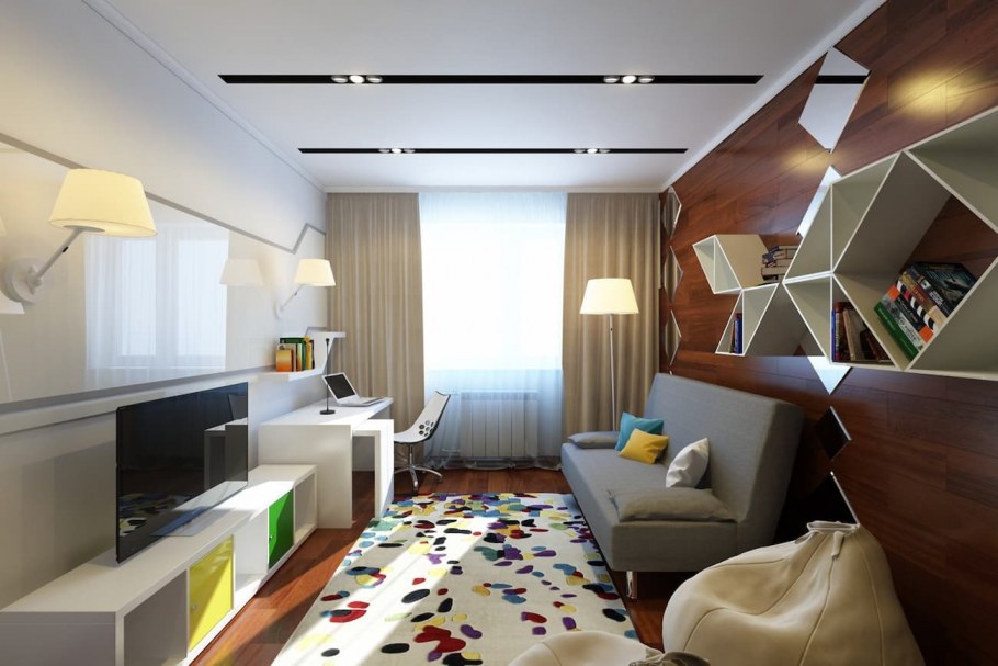 Интерьер детской комнаты в стиле Минимализм