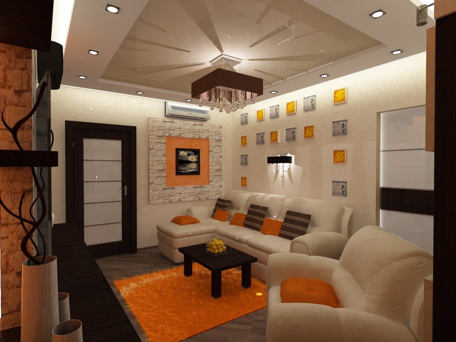 Дизайн проект 2 комнатной квартиры портфолио