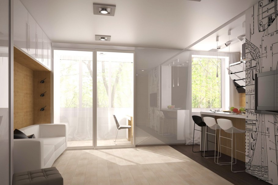 Однокомнатная хрущевка студия