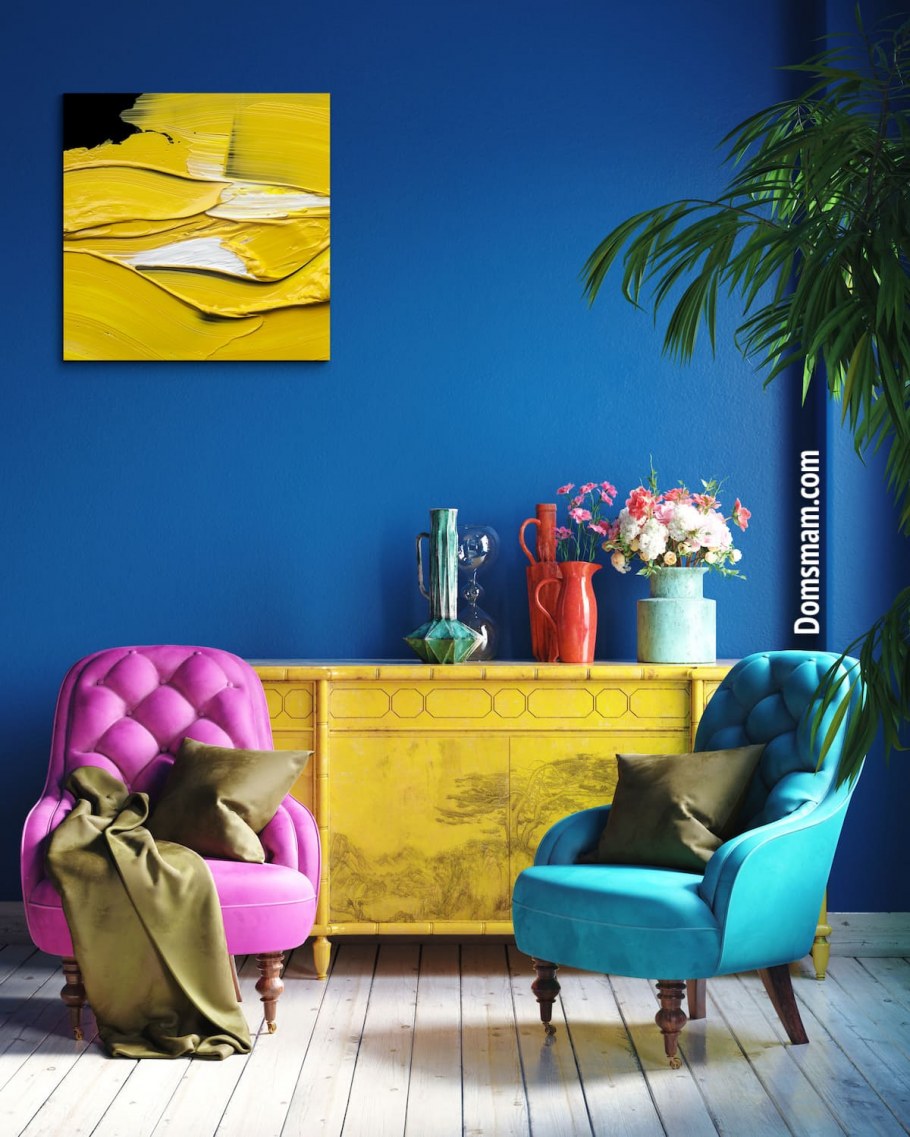 Colour blocking в интерьере