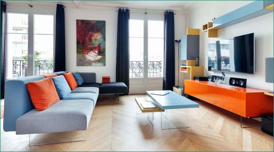 Необычные цвета в интерьере