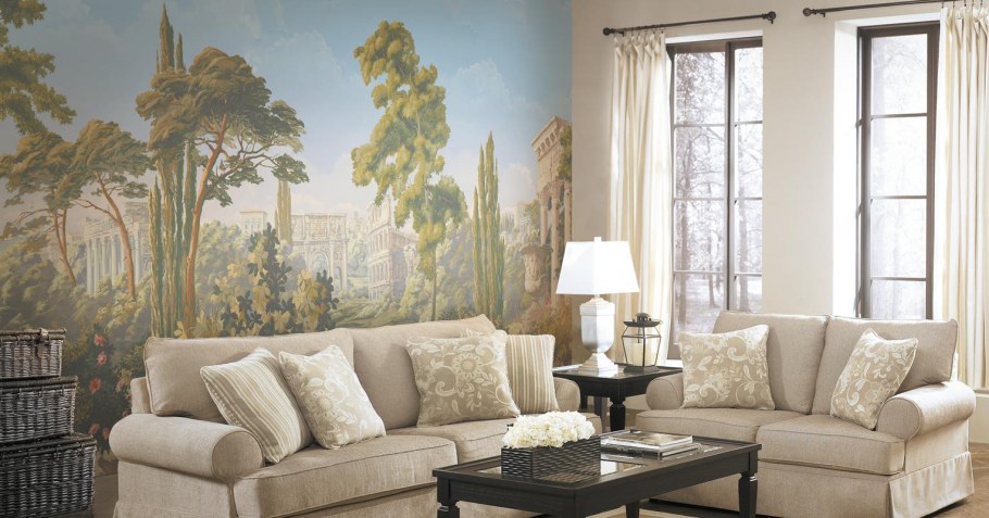 Аффреско фрески в интерьере