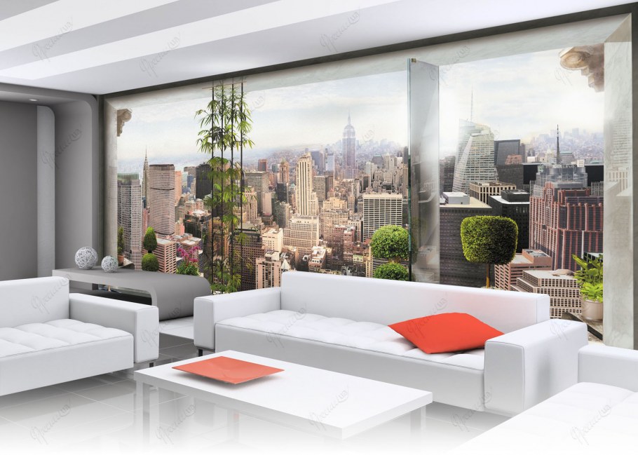 Фрески расширяющие пространство в интерьере