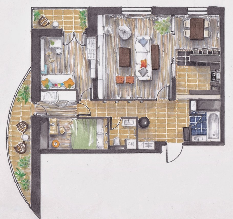 Шикарные планировки квартир