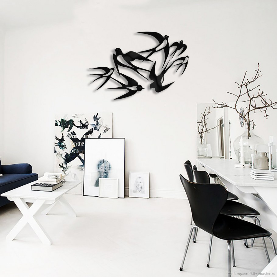 Декор на стену из металла