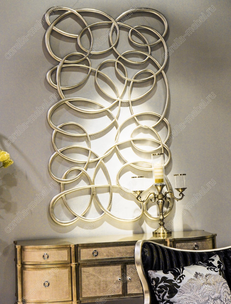 Металлический декор на стену