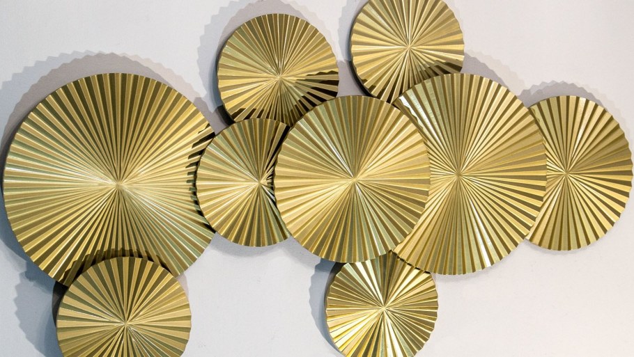 Декор Apollo Medium Plaque - circular Gold Wall Decor