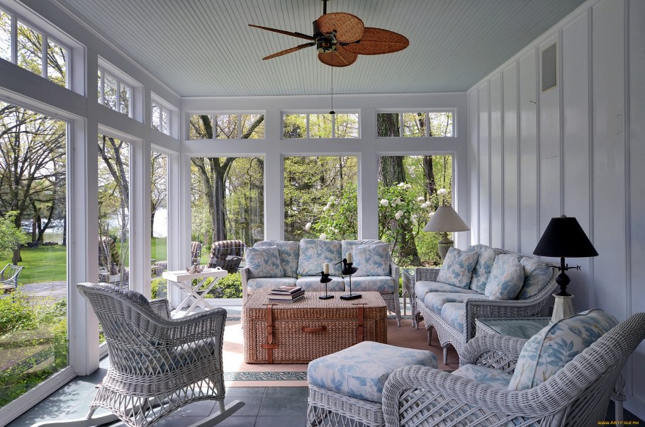 Веранда Тюдор интерьер