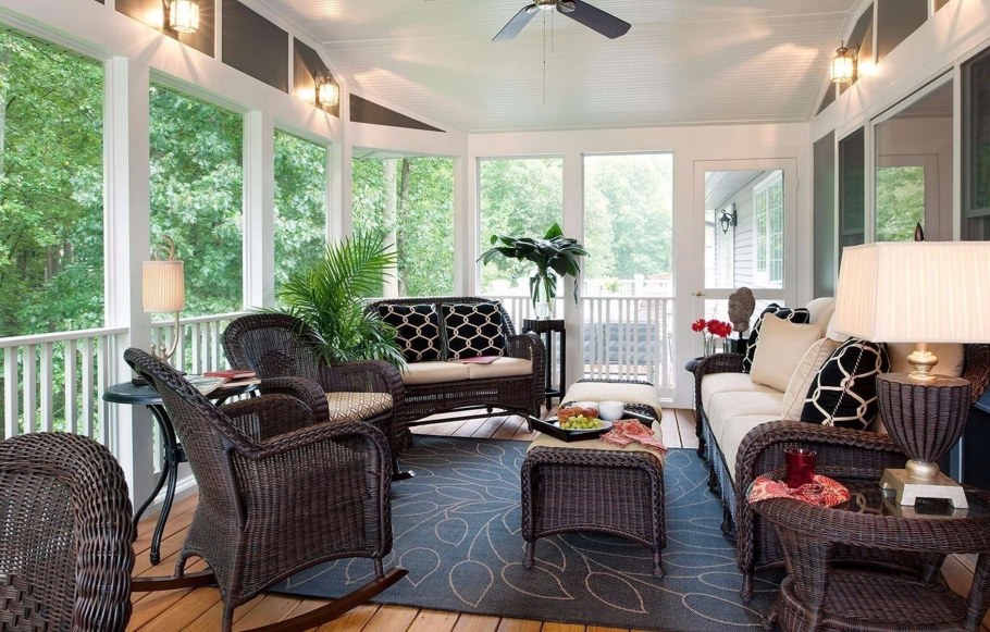 Интерьер веранды