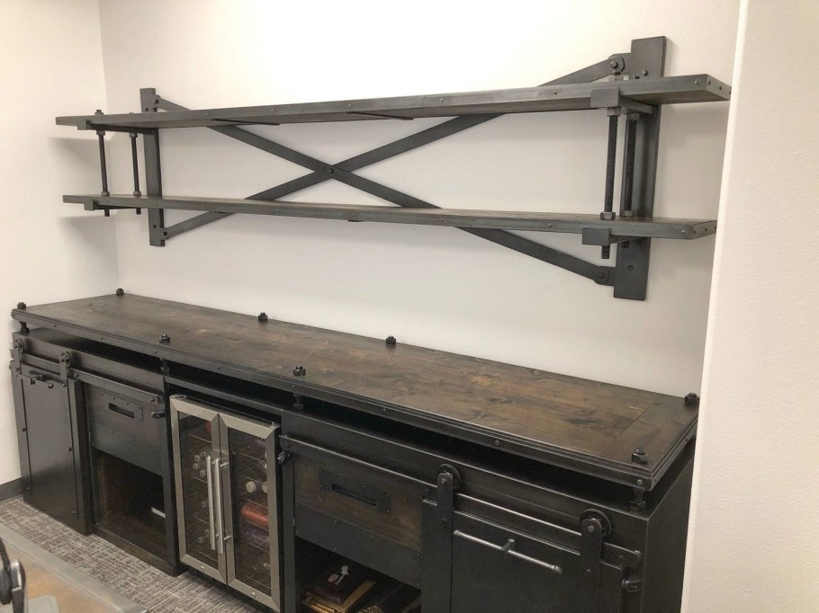 Металлическая мебель в стиле лофт Индастриал