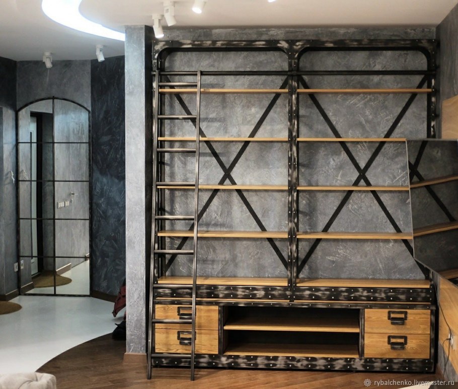 Мебель для кухни в стиле лофт