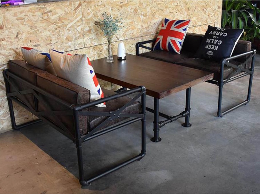 Диван 2х местный Индастриал лофт