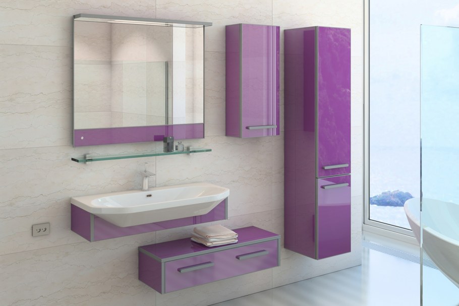 Шкаф пенал Aquaton Ария