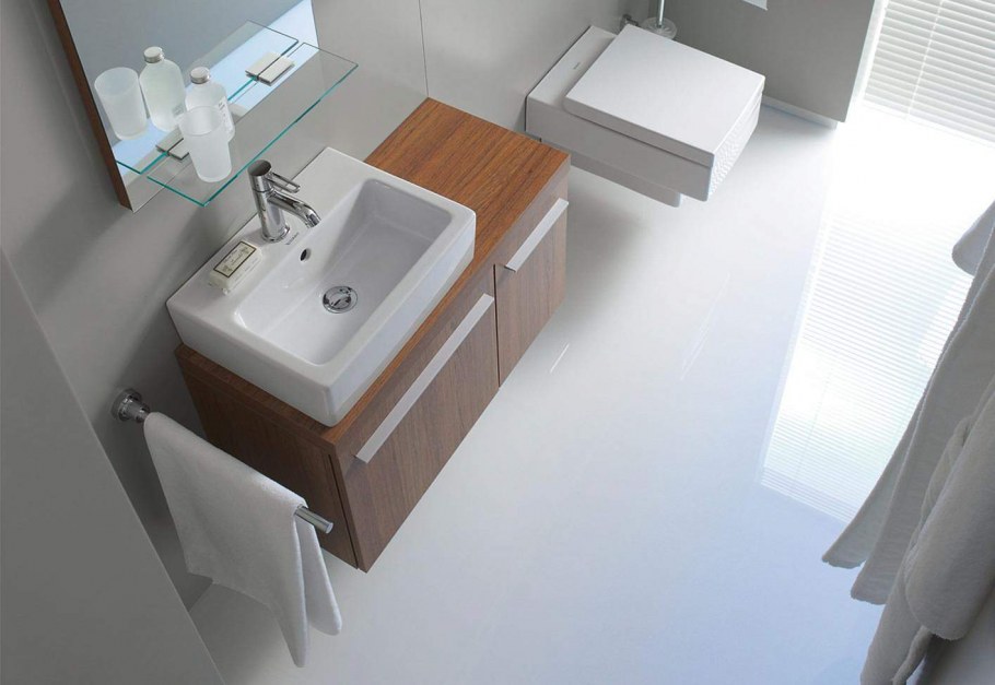 Мебель для ванной комнаты размером до потолка