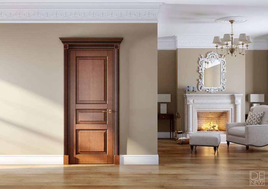 Двери Волховец в интерьере квартиры