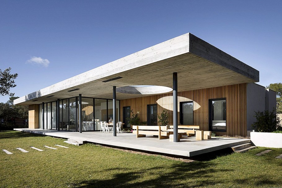 Плоская крыша с террасой