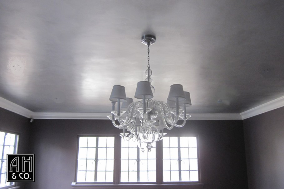 Краска для потолка серебристая