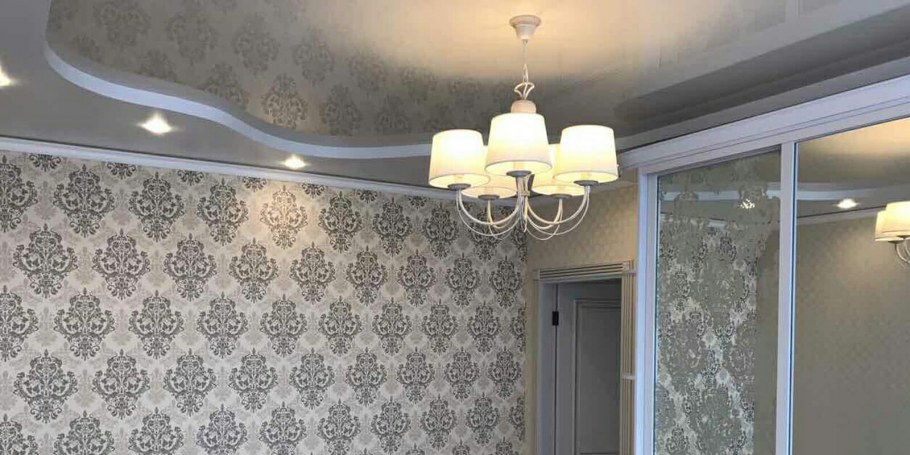 Обои под натяжной потолок