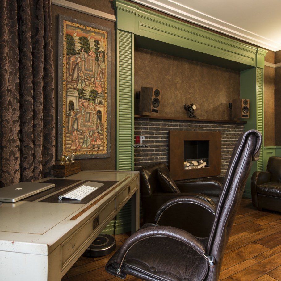 Мужской кабинет интерьер