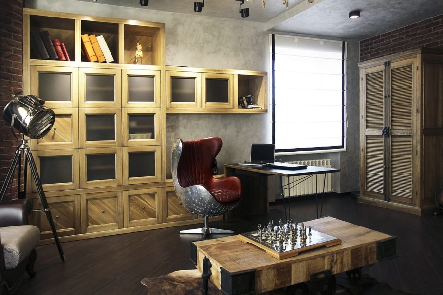 Интерьер офиса в стиле лофт