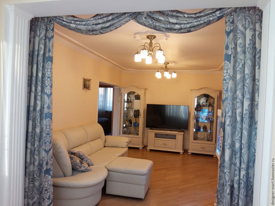 Гостиная в изумрудном цвете