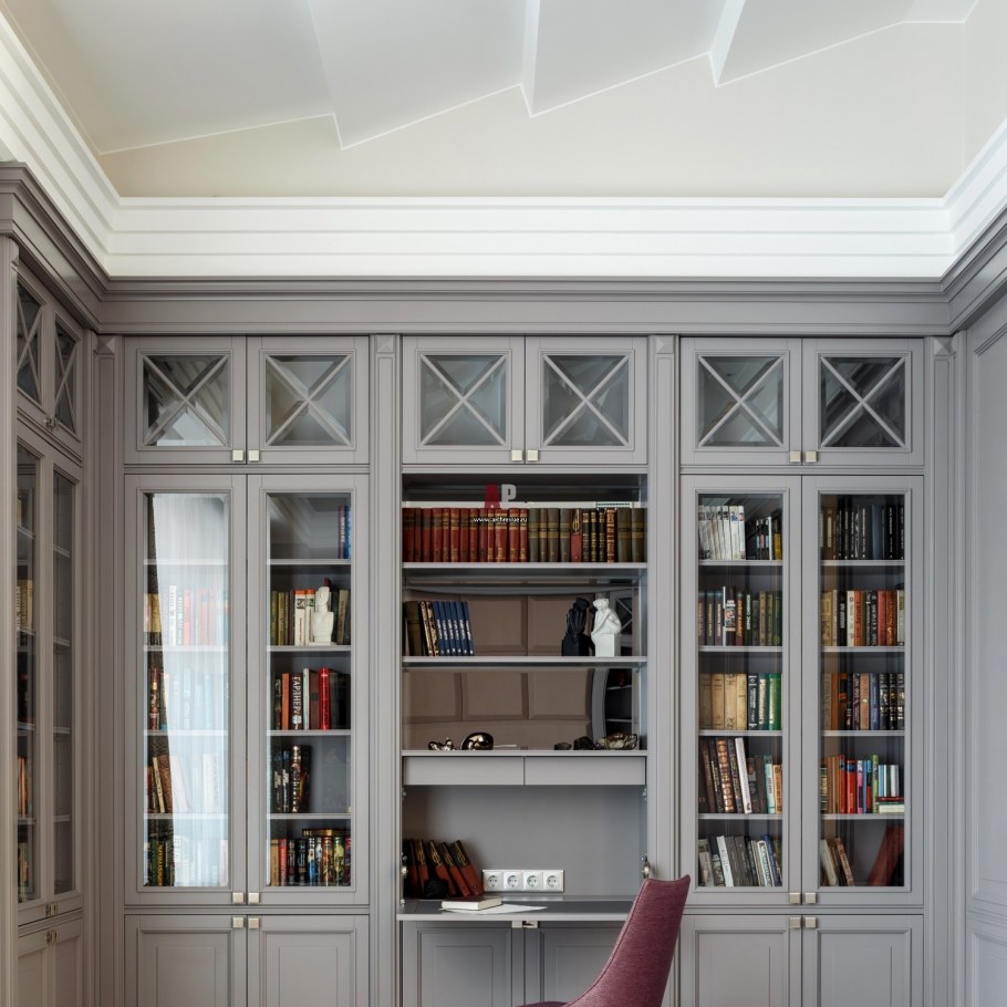 Библиотека в стиле Неоклассика