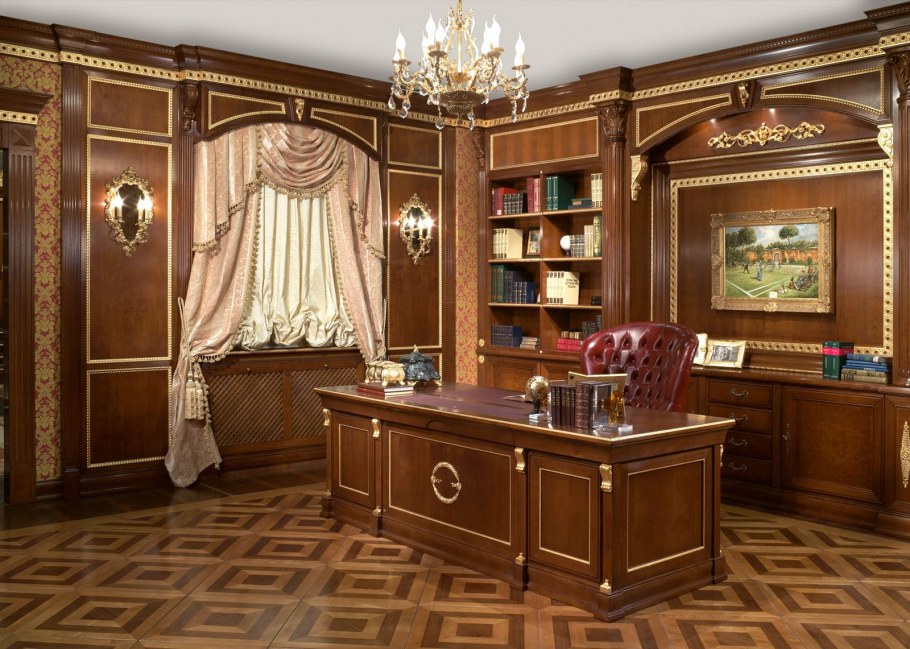 Кабинет в английском стиле
