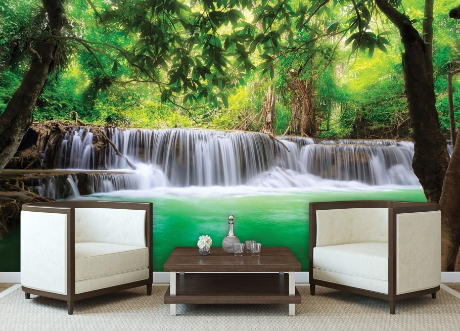 Флизелиновые фотообои водопады