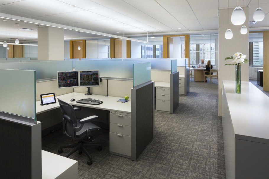 Кубиклы в офисе