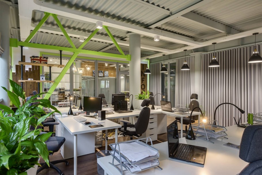 Офис опен Спейс лофт